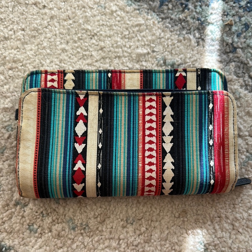 Colorful Striped Wallet